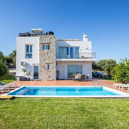 Dimitra Apartment With Private Pool And Sea View -The Ground Floor Of A Two Storey Building Daratsos Exterior photo